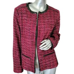 Karl Lagerfeld Tweed Zip Jacket